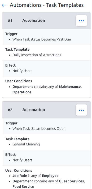 Attribute-based automations