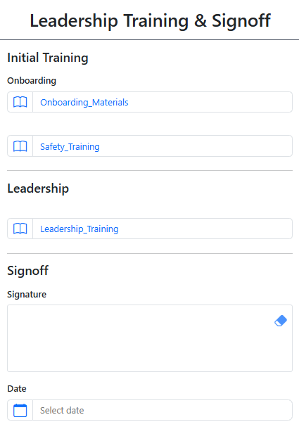 Connect Files to Forms