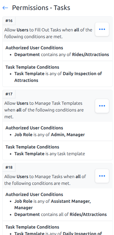 Attribute-based permissions